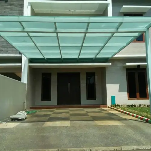 Kanopi Kaca Tempered 10mm di  pamekasan